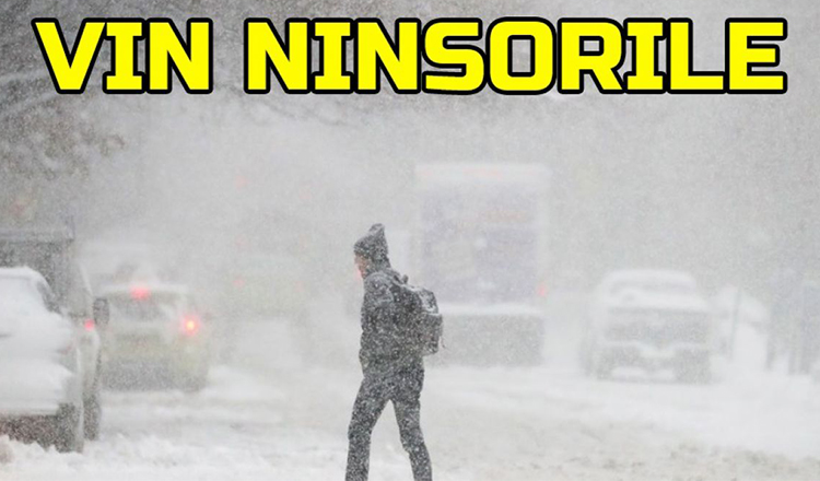 Avertizare meteo: Vin ninsorile in Romania.