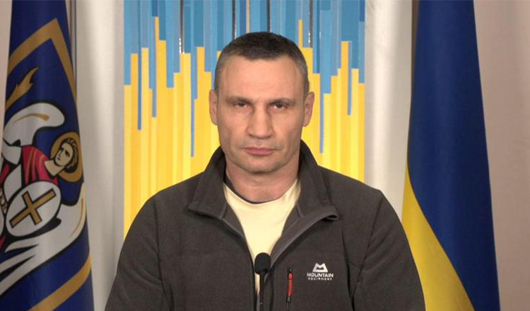 Primarul Vitali Klitschko, mesaj cutremurator din mijlocul bombardamentelor din Kiev
