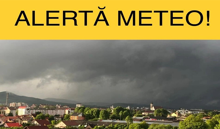 Alerta METEO! Romania, lovita de ploi torentiale, vijelii si grindina. Zonele vizate de COD GALBEN si PORTOCALIU